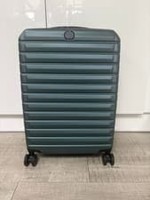 Image of Delsey Medium Hard Suitcase with 360° Rotate, Expandable & TSA Lock - Green