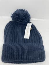 Image of accessorize women’s navy knitted winter woolly hats designed in Notting Hill