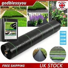 Image of 10M 25M 50M Long Heavy Duty Weed Control Fabric Landscape Membrane Ground Cover