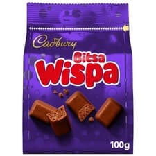 Image of Cadbury Bitsa Wispa Chocolate Bag 110g (Pack of 3)