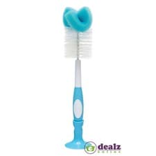 Image of Dr.Brown's Options Baby Feeding Bottle Teat Bristle Sponge Brush