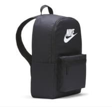 Image of NIKE Heritage Backpack Unisex Black School Bag Sports Travel Gym Rucksack Straps