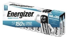 Image of Energizer Max Plus AA Batteries Pack 20