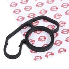 Image of Elring Oil Filter Housing Seal Gasket For Vauxhall Astra Corsa Chevrolet 690.540