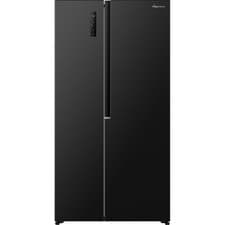 Image of Fridgemaster MS91558EB 91cm Frost Free American Fridge Freezer Black E Rated