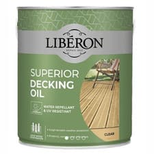 Image of LIBERON DECKING OIL CLEAR 2.5L
