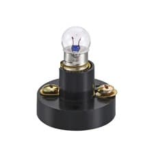 Image of 30Pcs 2.5V Bulb Holder Screw Base with E10 Bulb Lamp Socket Set Black