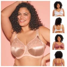 Image of Elomi Cate Bra Full Cup Underwired Non Padded Comfortable Womens Lingerie 4030