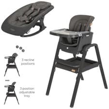 Image of Tutti Bambini Nova Lite High Chair & Rocker GREY with 11 Modes [Birth - 12 Year]