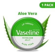 Image of Vaseline Lip Therapy Balm Petroleum Jelly 20g Original, Rosy, Aloe Vera Pots 1-3