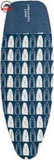 Image of Addis Deluxe Ironing Board Cover | Navy/White for Boards up to 135 cm x 46cm