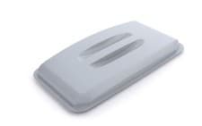 Image of Durable 60L Bin Lid Grey | Rectangular Recycling Bin Lid | Food Safe | DURABIN