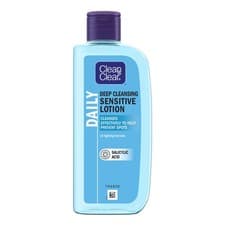 Image of Clean & Clear Deep Cleansing Lotion for Sensitive Skin 200ml Facial Cleanser