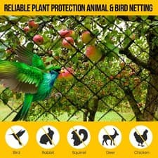Image of Garden Netting Heavy Duty 20mm Mesh Knotted Anit Bird Pond Fruit Cage Net