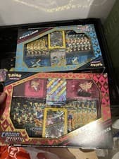 Image of Pokemon TCG Crown Zenith Zamazenta And Zacian Premium Figure Collection Sealed