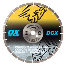 Image of Ox SPECTRUM PLUS DOUBLE SIX DIAMOND BLADE GP - 350/20MM DCX350/20 Twinpack
