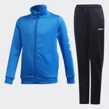 Image of Adidas Boys Training Full Tracksuits Blue Full Zip FM6566