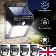 Image of 4X 30LED Solar Sensor Flood Lights Wall Outdoor Garden Path Fence Lamp Security