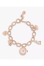 Image of Radley Women's Rose Gold Charm Bracelet 20mm Watch RY4608
