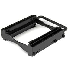 Image of StarTech.com Dual 2.5" SSD/HDD Mounting Bracket for 3.5” Drive Bay - Tool-Less I