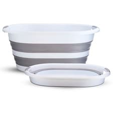 Image of EXTRA LARGE POP UP LAUNDRY BASKET 40L COLLAPSIBLE POP UP STORAGE CONTAINER