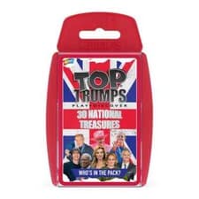 Image of National Treasures Top Trumps Card Game NEW FREE P&P UK