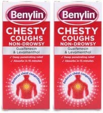 Image of Benylin Chesty Coughs Non Drowsy Syrup 300ml | Cough Syrup X 2