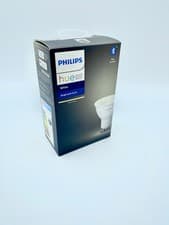 Image of Philips Hue White GU10 Smart Single Light Bulb – Warm White – Bluetooth