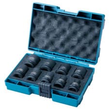 Image of "Impact" 1/2" (9 pcs) Socket Set - MAKITA D-41517
