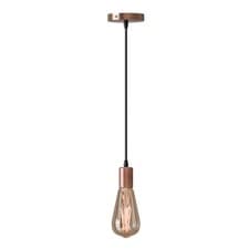 Image of E27 Ceiling Light Fitting Vintage Industrial Pendant Lamp Bulb Holder UK