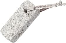 Image of Hydrea London Shaped Flat Pumice Stone with Rope – Natural Foot Exfoliator fo