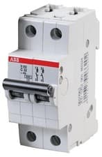 Image of Abb - S202-C32 - Circuit Breaker, Thermal Mag, 2 Pole,32a