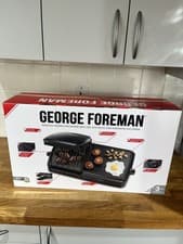 Image of George Foreman 10 Portion Large Family Health Grill and Griddle Non-Stick, 23450