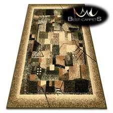 Image of Modern amazing RUG MORAD Impresja abstraction classic green practical easy clean