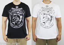 Image of NWT DIESEL Brand Mens Slim Fit TCOIN R Only the Brave Mohawk Logo Tee T Shirts