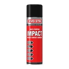 Image of EVO STIK Impact Instant Contact Adhesive Spray 500ml Multipurpose High Strength