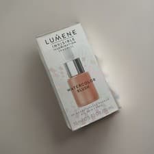 Image of Lumene Invisible Illumination Watercolor Blush CORAL BLOOM 0.5oz Sealed New!
