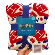 Image of Primark Harry Potter Gryffindor Fleece Throw Blanket Bedroom (Clearance Sale)