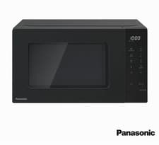 Image of Panasonic NN-ST22QBBPQ 20L Solo Microwave Black Compact Countertop Oven 700W