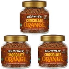 Image of Beanies Coffee Chocolate Orange Flavour Instant Coffee - 50g (Pack of 3)