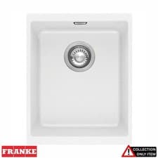 Image of Franke Sirius 1.0 Bowl White Tectonite Undermount Kitchen Sink "Graded"