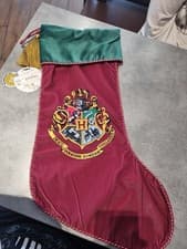 Image of harry potter christmas stocking Hogwarts new