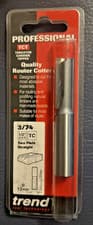 Image of TREND TCT 3/74 X 1/2" Shank - Professional Router Cutter - 12mm Dia x 32mm