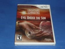 Image of AGATHA CHRISTIE EVIL UNDER THE SUN (NINTENDO WII, 2008) NTSC BRAND NEW & SEALED
