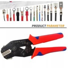Image of UK Ratchet Crimping Plier Crimper Tool 0.25-1.5mm² AWG23-16 for Termina