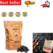 Image of Charcoal Briquettes 4kg - Perfect for slow BBQ sessions - Ready in 15 Minutes...