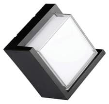 Image of 12W LED Square Wall Light, 4000K, 1160lm, Black - VT-827 218540