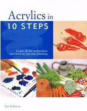 Image of  Acrylics in 10 steps LEARN painting Picture.NEW BOOK.[Paperback]