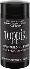 Image of Toppik Hair Building Fibres Powder, Dark Brown, 3G Bottle - for a Thicker-Lookin