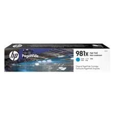 Image of Original HP 981X High Capacity Cyan Ink Cartridge (L0R09A)